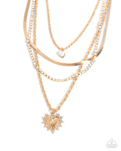 Load image into Gallery viewer, Complete Look - Gold tiered necklace and bracelet