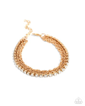 Load image into Gallery viewer, Complete Look - Gold tiered necklace and bracelet
