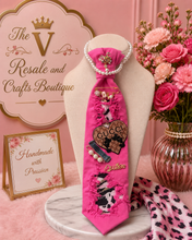 Load image into Gallery viewer, Pink Sugar & Side Eye™ – Upcycled Statement Necktie