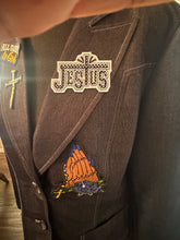 Load image into Gallery viewer, Faith Statement Denim Blazer – “God Is Good” Limited Edition