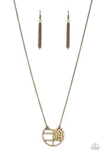 Load image into Gallery viewer, Abstract Aztec - Brass - The V Resale Boutique