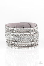 Load image into Gallery viewer, Rhinestone Rumble - Silver - The V Resale Boutique