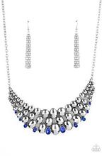 Load image into Gallery viewer, Powerhouse Party Blue Necklace - The V Resale Boutique