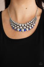 Load image into Gallery viewer, Powerhouse Party Blue Necklace - The V Resale Boutique