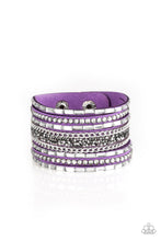 Load image into Gallery viewer, Rhinestone Rumble - Purple - The V Resale Boutique
