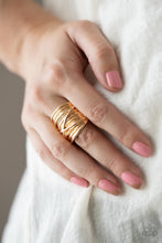 Load image into Gallery viewer, Urban Overlap - Gold - The V Resale Boutique