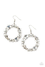 Load image into Gallery viewer, GLOWING in Circles - White Earring - The V Resale Boutique