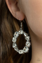 Load image into Gallery viewer, GLOWING in Circles - White Earring - The V Resale Boutique