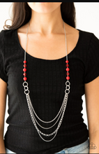 Load image into Gallery viewer, Vividly Vivid Red Necklace - The V Resale Boutique