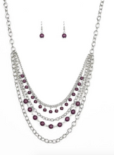Load image into Gallery viewer, Ground Forces - Purple Necklace - The V Resale Boutique