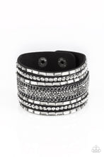 Load image into Gallery viewer, Rhinestone Rumble - Black - The V Resale Boutique