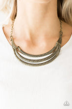 Load image into Gallery viewer, Primal Princess Brass Necklace - The V Resale Boutique