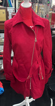 Load image into Gallery viewer, Size Medium MICHAEL Michael Kors, red wool blend peacoat
