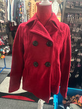 Load image into Gallery viewer, Size Medium Gap red Wool peacoat
