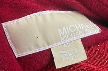 Load image into Gallery viewer, Size Medium MICHAEL Michael Kors, red wool blend peacoat
