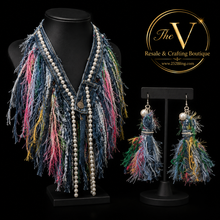 Load image into Gallery viewer, Custom Handmade denim necklace Waitlist
