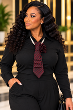 Load image into Gallery viewer, Burgundy Women’s Statement Tie
