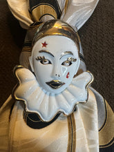 Load image into Gallery viewer, Mardi Gras clown brooch
