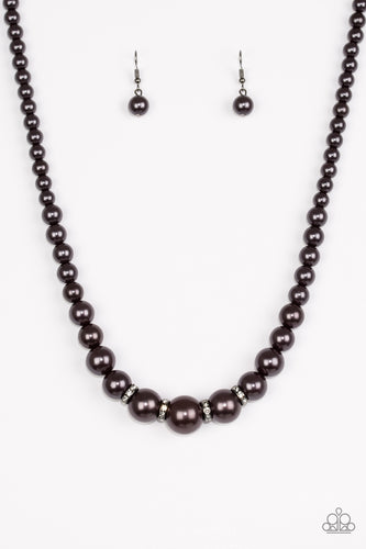 Party Pearls - Black - The V Resale Boutique