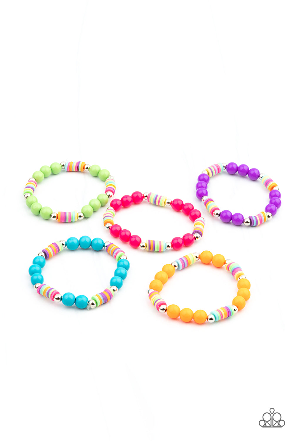 Starlet Shimmer Multi Colored Rubbery accents with beads - Bracelet Kit - The V Resale Boutique