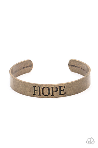 Hope Makes The World Go Round - Brass - The V Resale Boutique