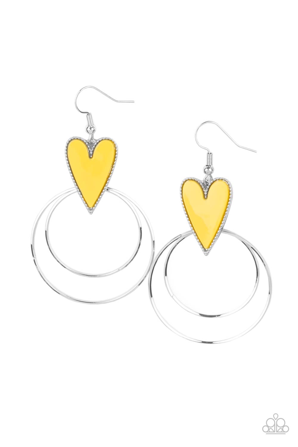 Happily Ever Hearts - Yellow - The V Resale Boutique