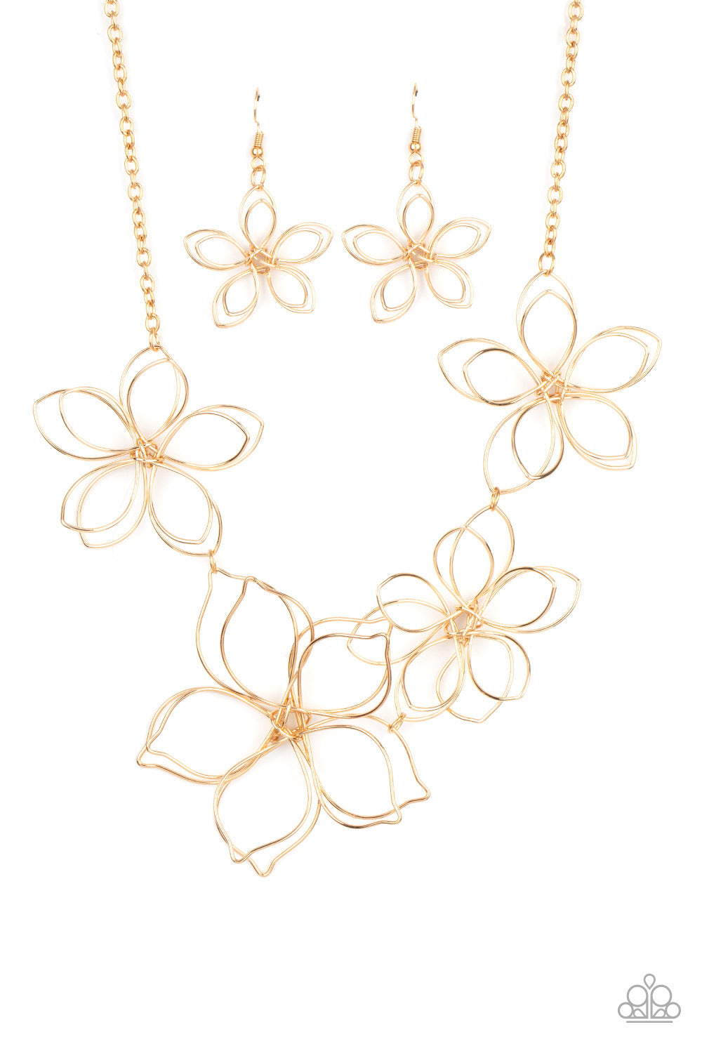Flower Garden Fashionista - Gold - The V Resale Boutique