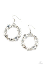 Load image into Gallery viewer, GLOWING in Circles - White Earring - The V Resale Boutique
