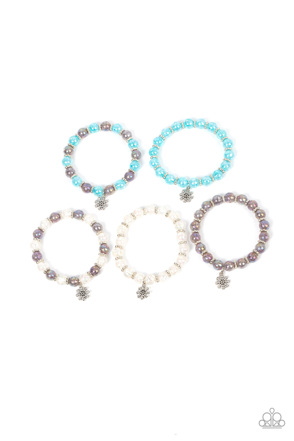 Starlet Shimmer Snowflakes  Bracelet Kit - The V Resale Boutique