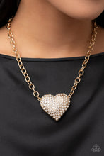 Load image into Gallery viewer, Heartbreakingly Blingy - Gold - The V Resale Boutique
