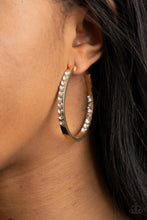 Load image into Gallery viewer, Borderline Brilliance - gold - Paparazzi earrings - The V Resale Boutique

