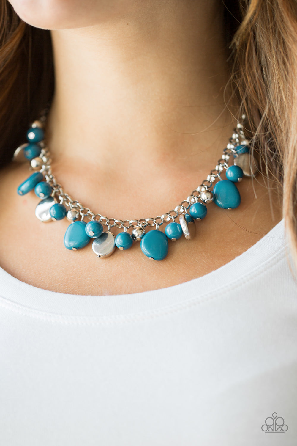 Flirtatiously Florida Blue Necklace - The V Resale Boutique