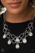 Load image into Gallery viewer, Show-Stopping Shimmer White Necklace - The V Resale Boutique
