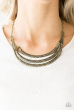 Load image into Gallery viewer, Primal Princess Brass Necklace - The V Resale Boutique
